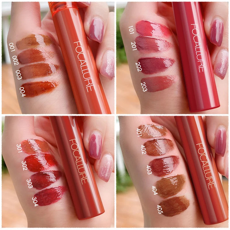 Brillo de labios de textura Dewy transparente, resistente al agua, hidratante, terciopelo Mate, lápiz labial líquido desnudo, Cosméticos de maquillaje, 17 colores