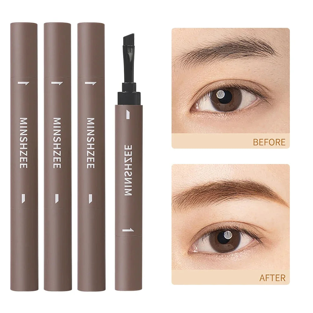 Natural Eyebrow Coloring Paste Pen Brush Lasting Brown Gray Eyebrow Brush Waterproof Eyebrow Pencil Make Up Cosmetics