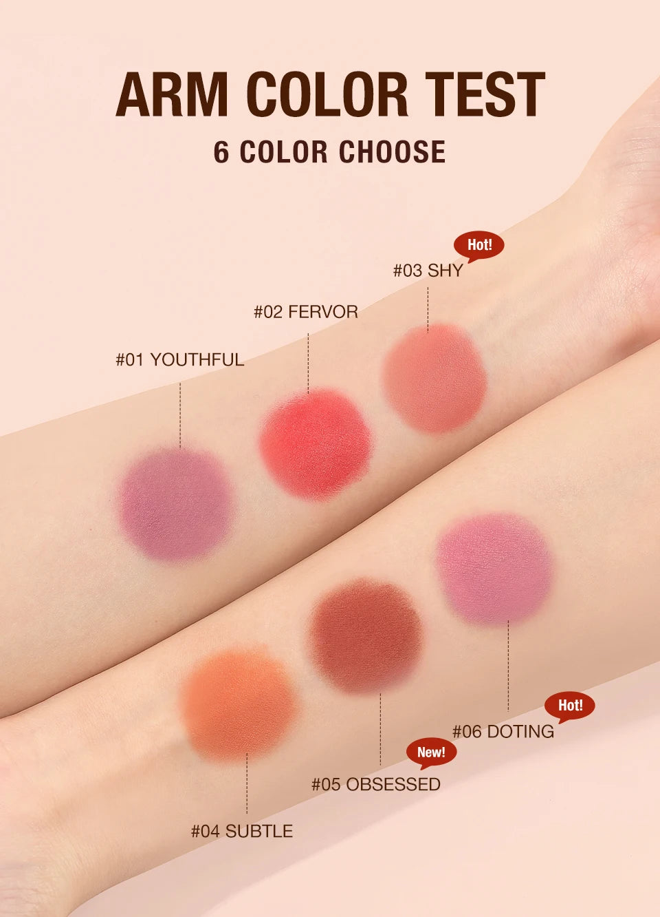 Lipstick Matte Blush Stick