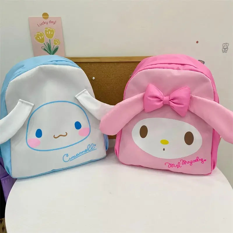 Nylon Cartoon Kuromi Backpack Student Large Capacity Storage