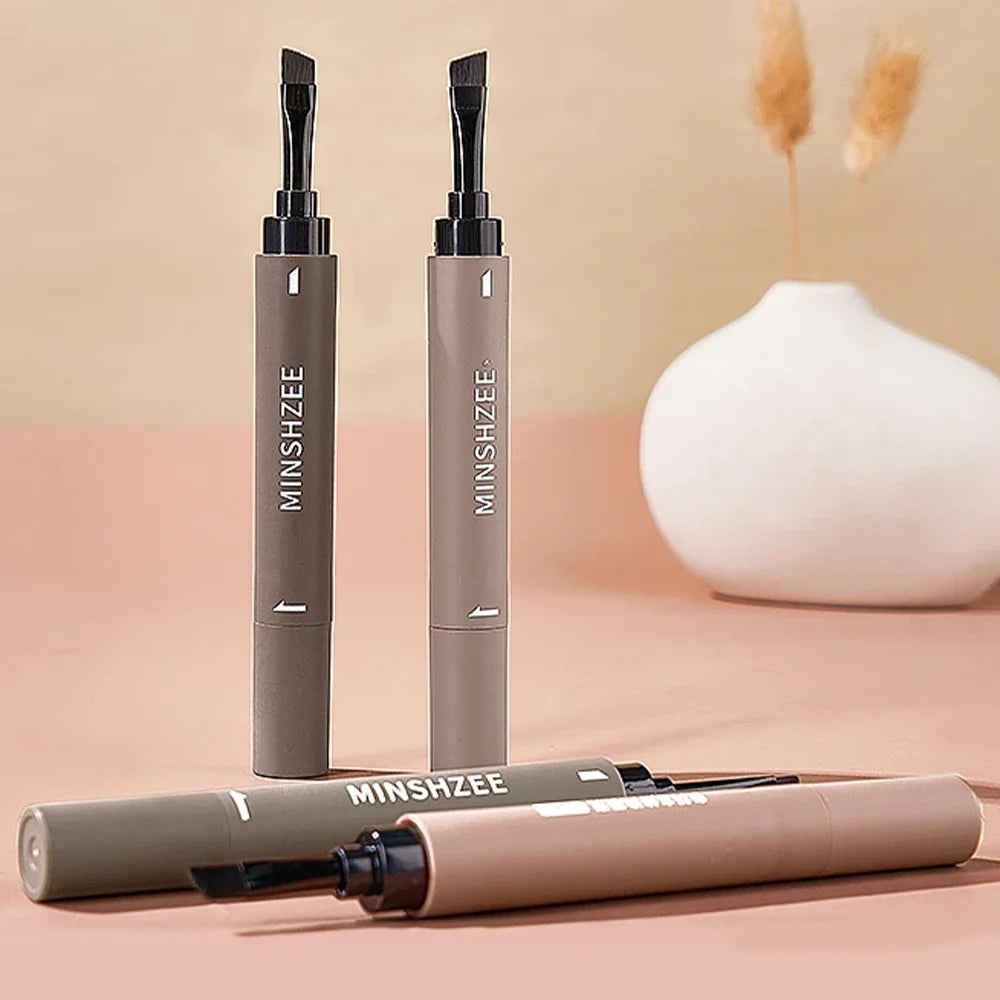 Natural Eyebrow Coloring Paste Pen Brush Lasting Brown Gray Eyebrow Brush Waterproof Eyebrow Pencil Make Up Cosmetics