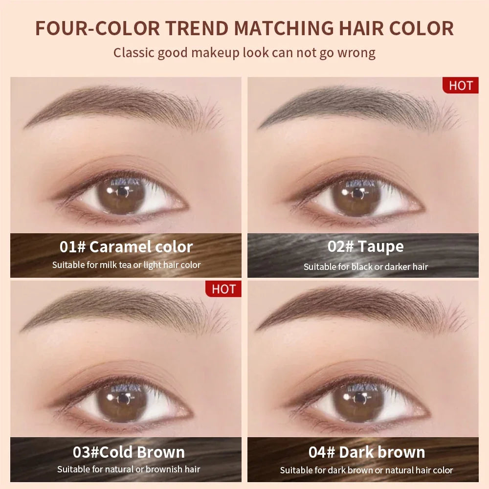 Natural Eyebrow Coloring Paste Pen Brush Lasting Brown Gray Eyebrow Brush Waterproof Eyebrow Pencil Make Up Cosmetics