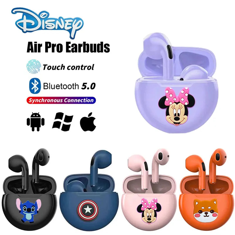 Disney Air Pro 6 Earphone Bluetooth Headphones