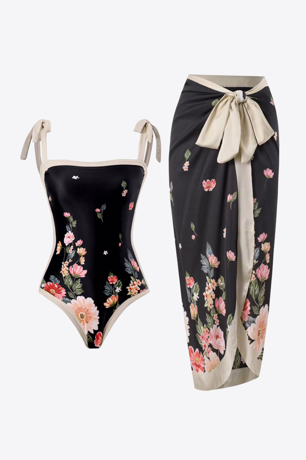 Floral Two-Piece Swim Set