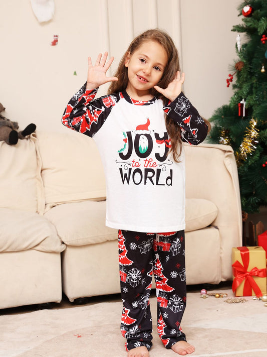 JOY TO THE WORLD Graphic Two-Piece Set