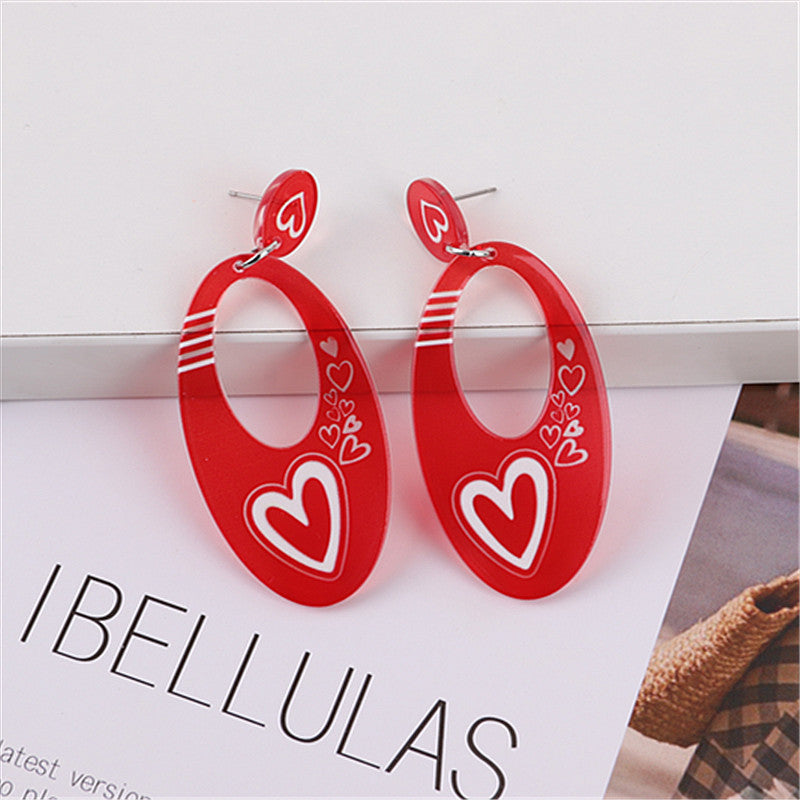 Valentine's Day Earrings -PANTALLAS ,AMOR