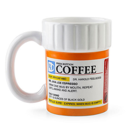 Taza de café, Medicamentos