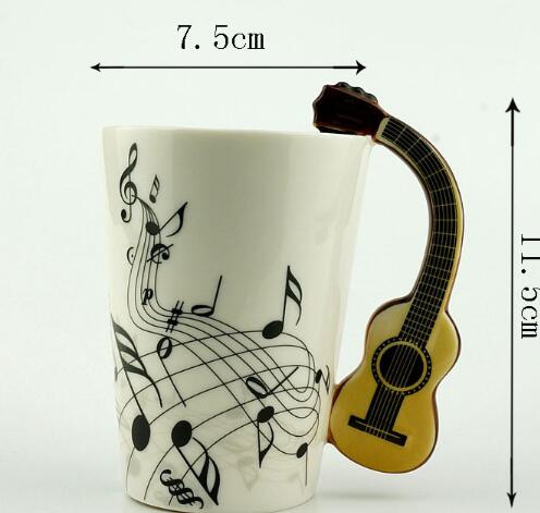 Tazas de café, inspiradas en la música