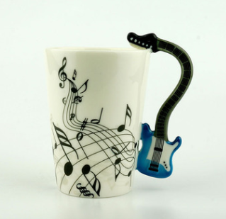 Tazas de café, inspiradas en la música