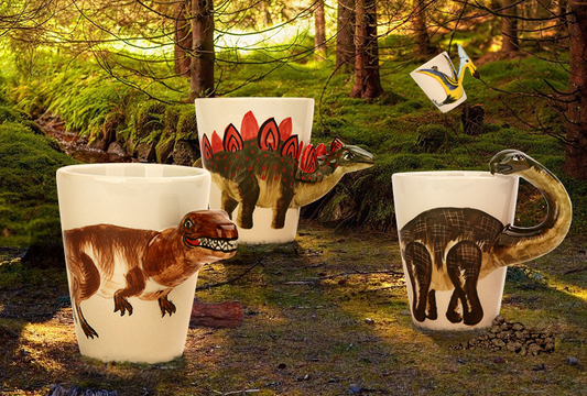 Tazas de Dinosaurio 3D DE Coleccion