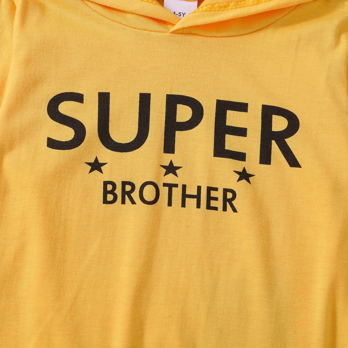 SUPER BROTHER Graphic Long Sleeve Hoodie