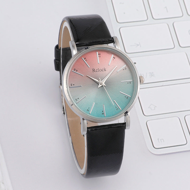 Simple y Casual reloj, colores pasteles