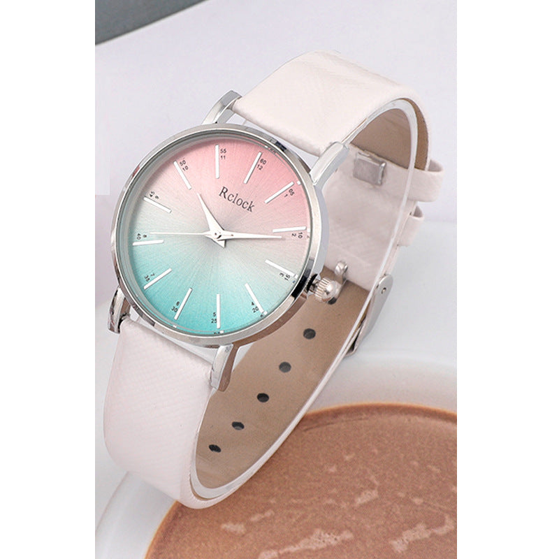 Simple y Casual reloj, colores pasteles