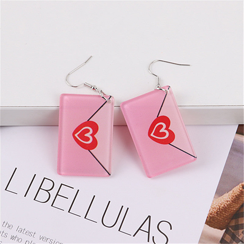 Valentine's Day Earrings -PANTALLAS ,AMOR