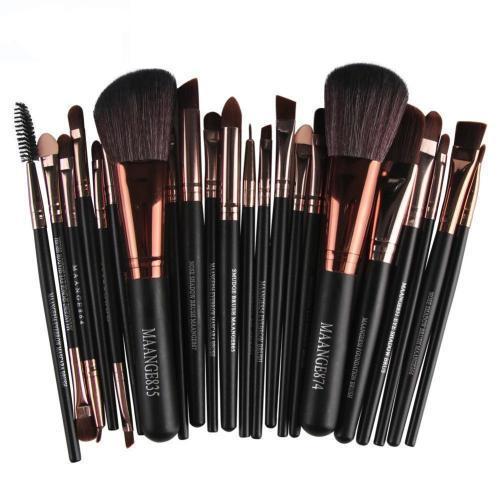 Set de 22 piezas de brochas para maquillaje