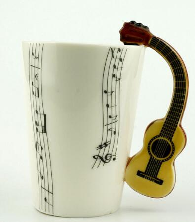 Tazas de café, inspiradas en la música