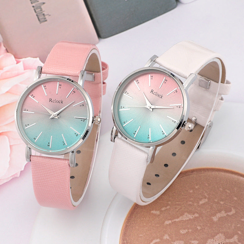 Simple y Casual reloj, colores pasteles