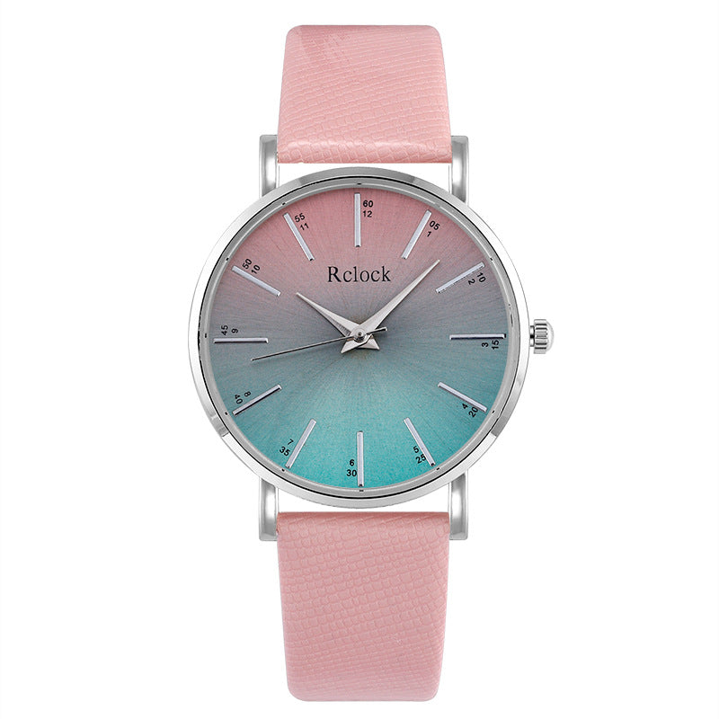 Simple y Casual reloj, colores pasteles