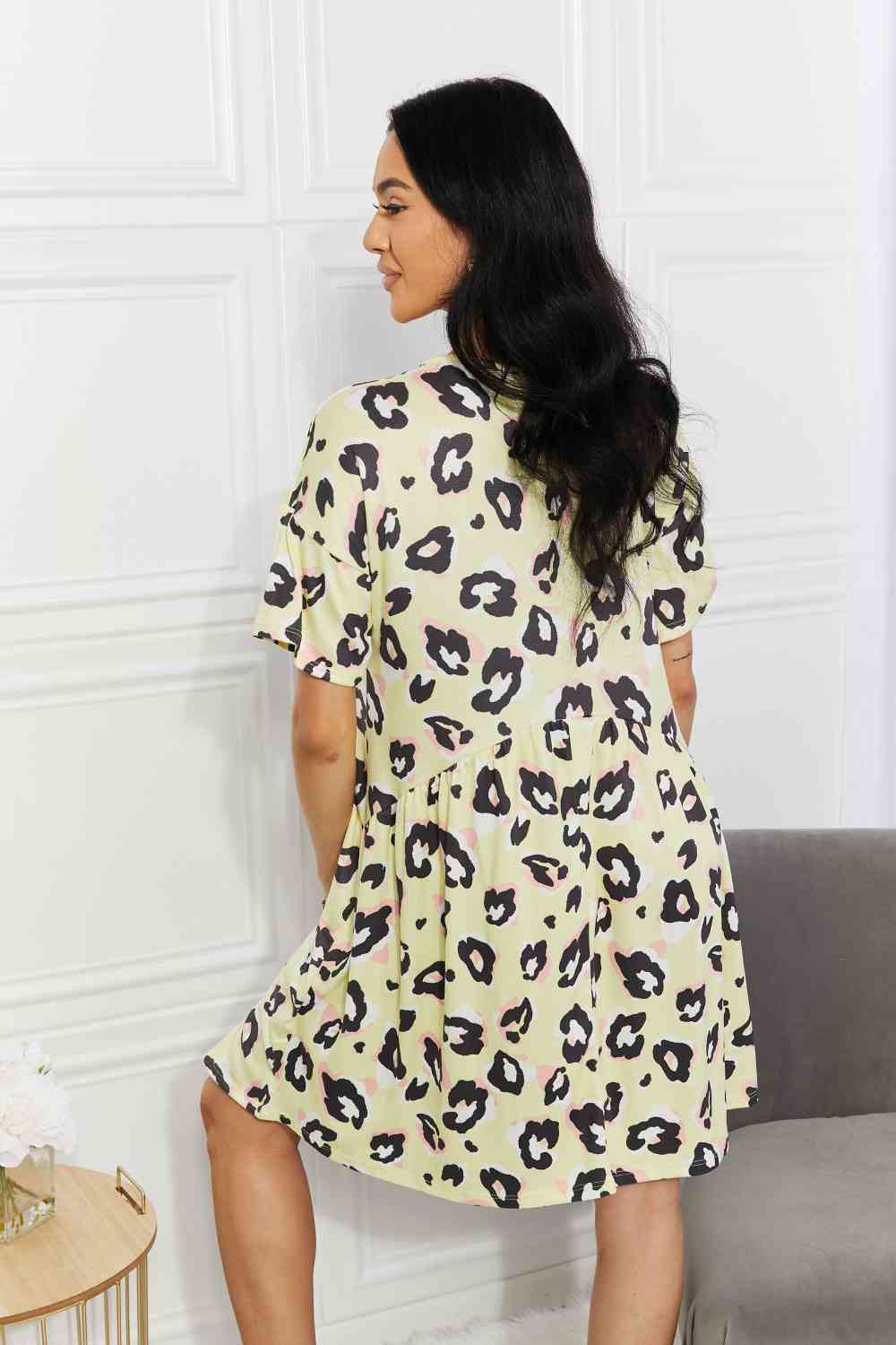 BOMBOM Take It Easy Animal Print Dress