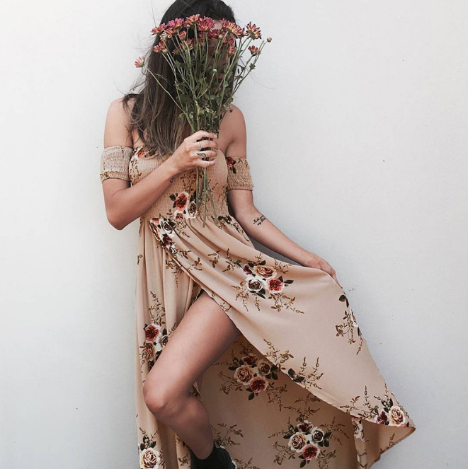 Traje  Largo estilo Boho