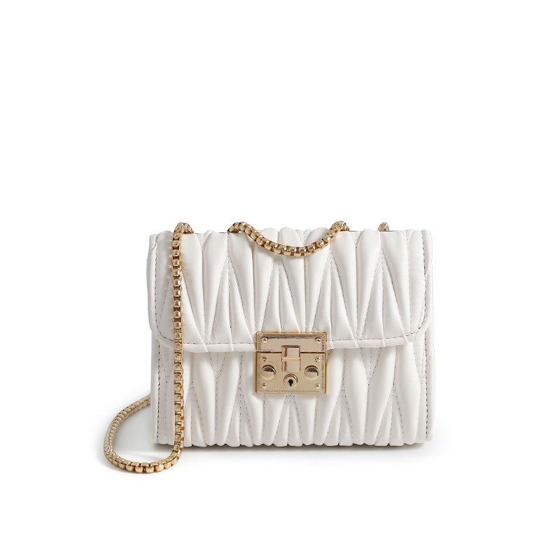 White Crossbody Bag, mediana