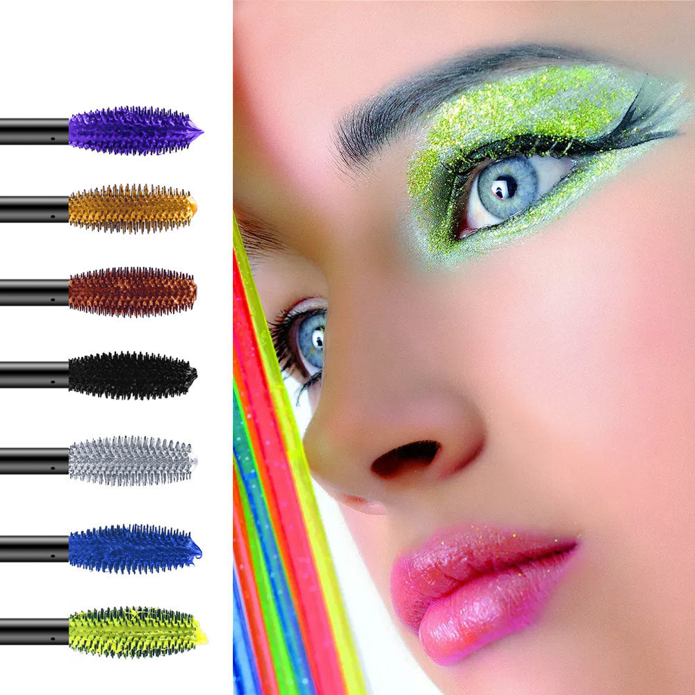 Mascara fluorescente en colores