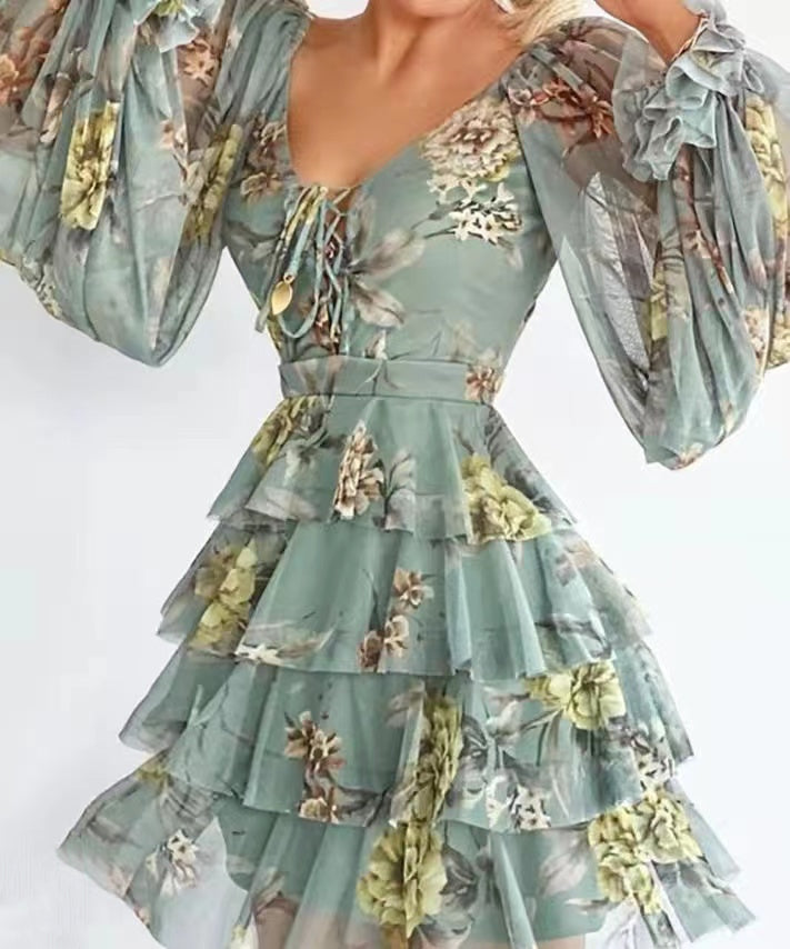 Traje de flores