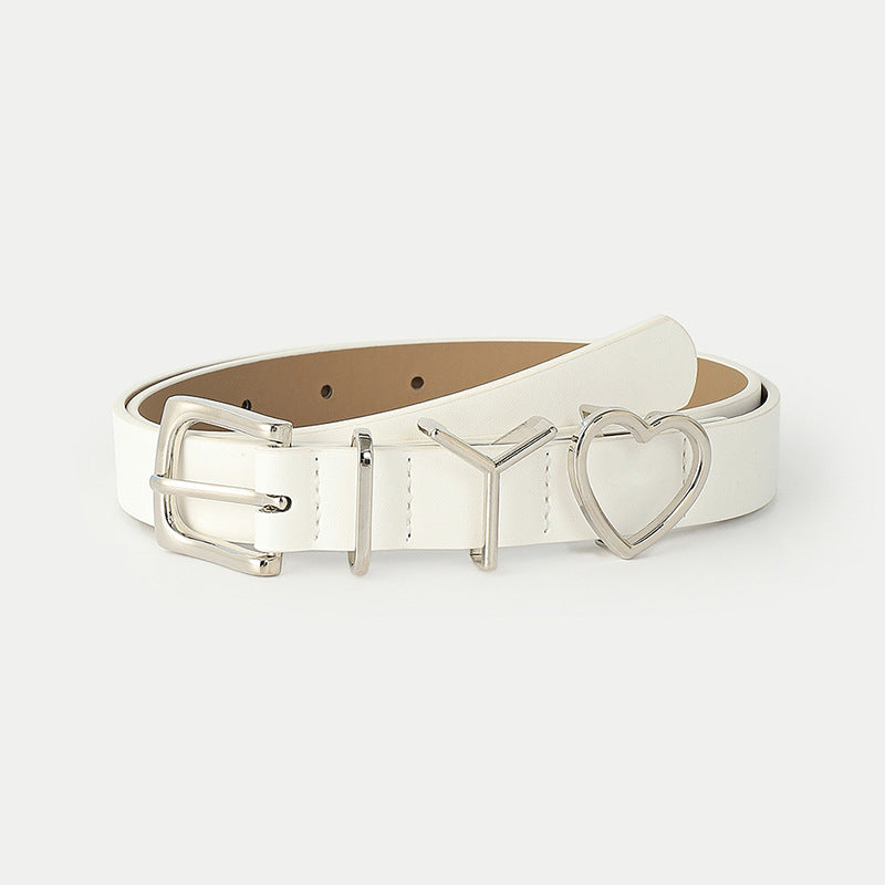 Silver Buckle Women's Belt