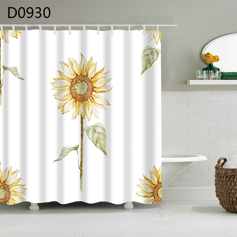 Shower Curtain Waterproof Thickened Bathroom Curtain