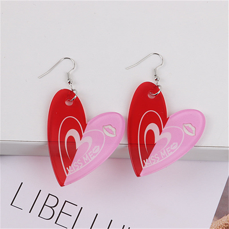 Valentine's Day Earrings -PANTALLAS ,AMOR