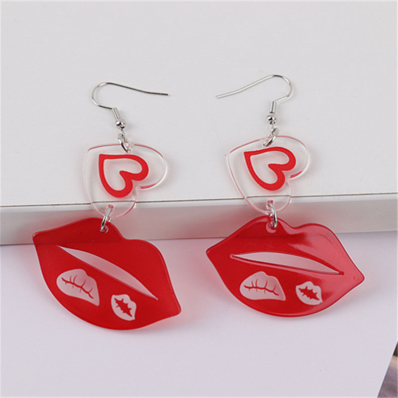 Valentine's Day Earrings -PANTALLAS ,AMOR