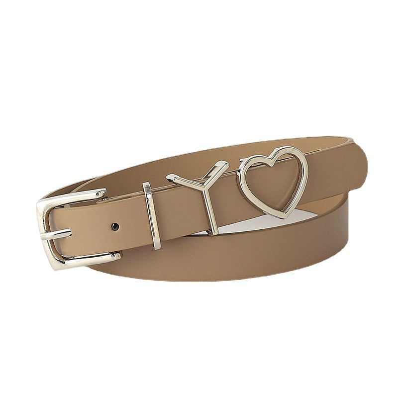 Silver Buckle Women's Belt