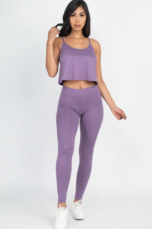 Top  Leggings Set