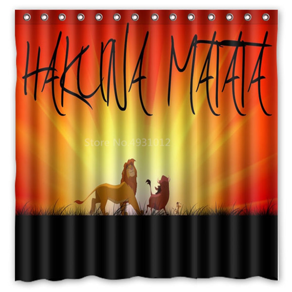 Simba Lion King Shower Curtain