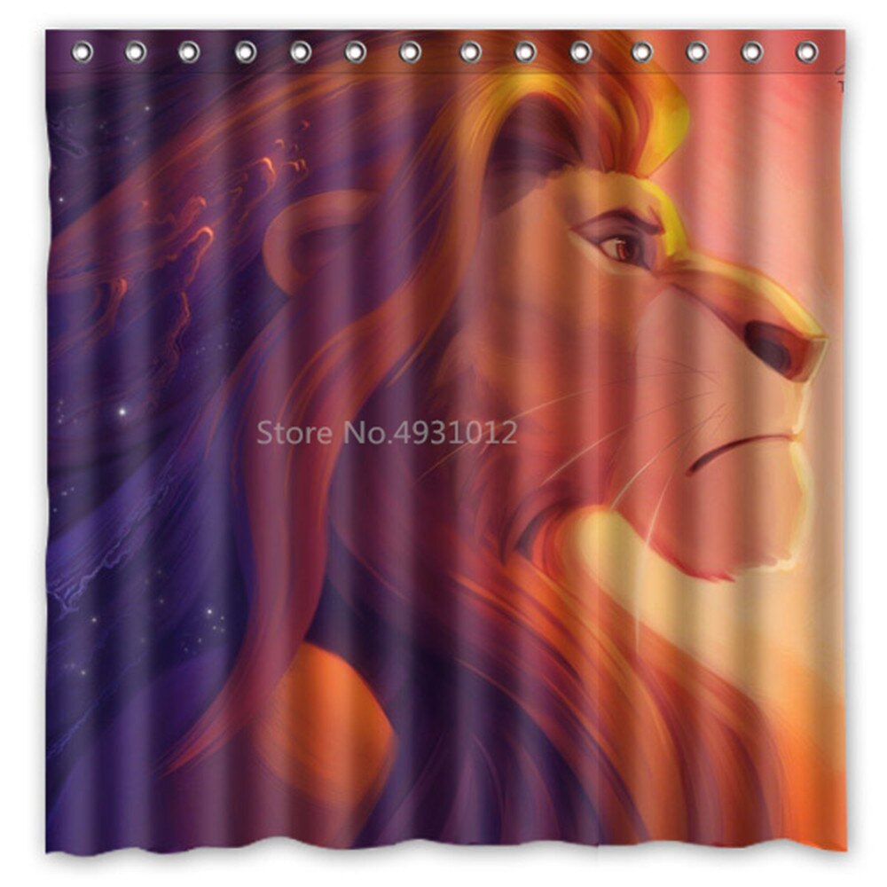 Simba Lion King Shower Curtain