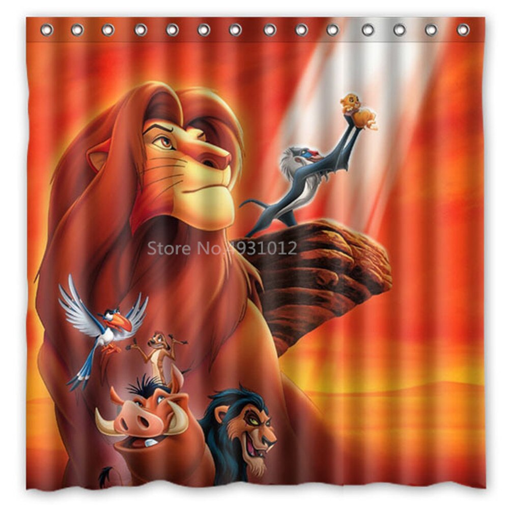 Simba Lion King Shower Curtain