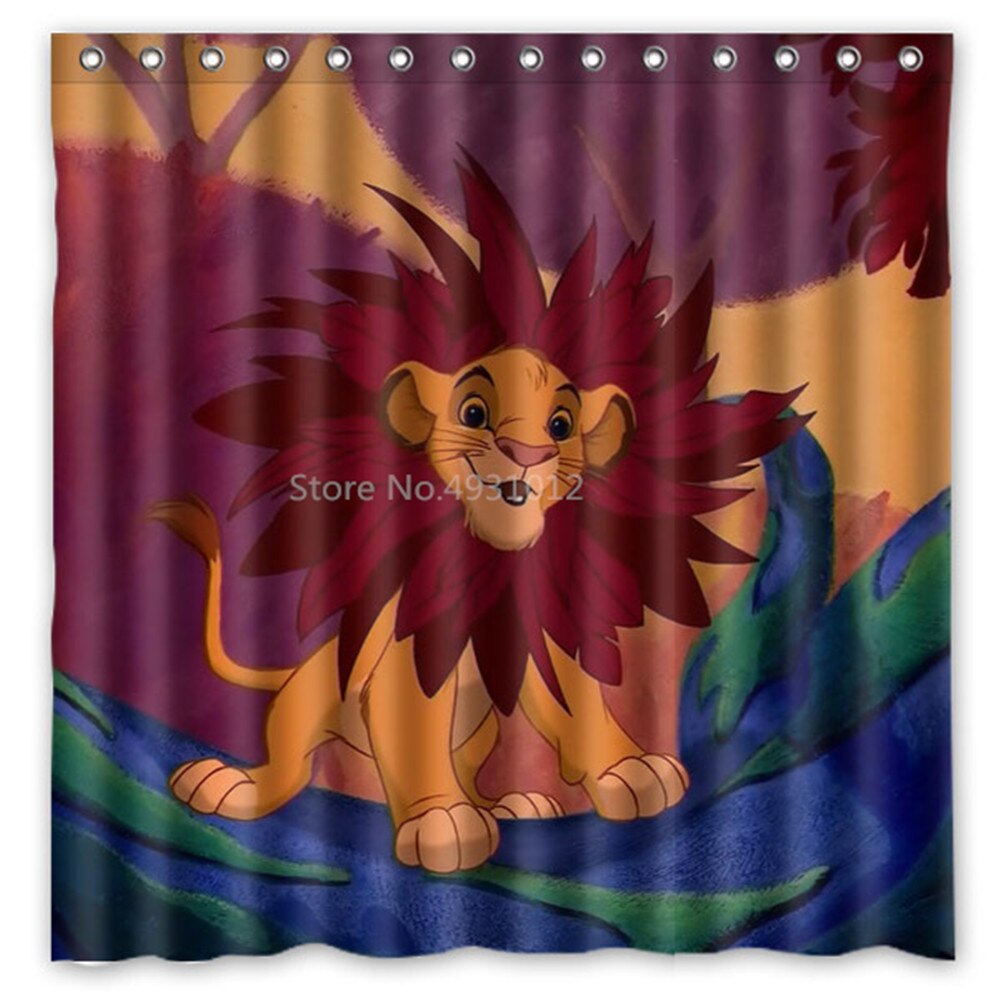 Simba Lion King Shower Curtain