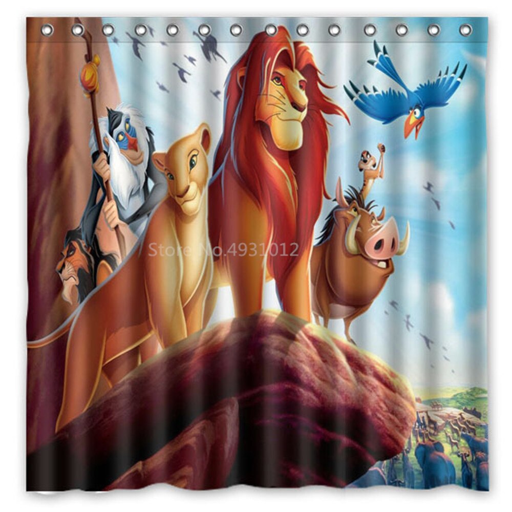 Simba Lion King Shower Curtain