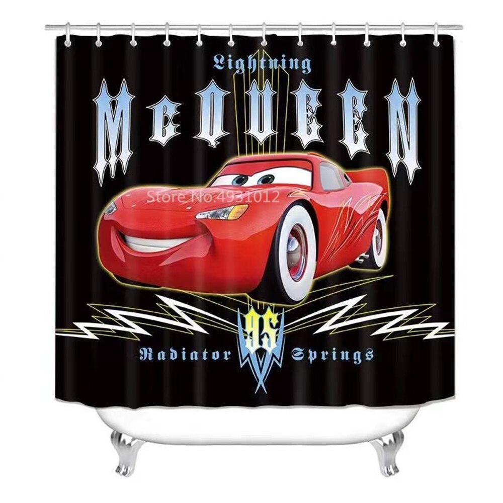 Spiderman Printing Shower Curtain