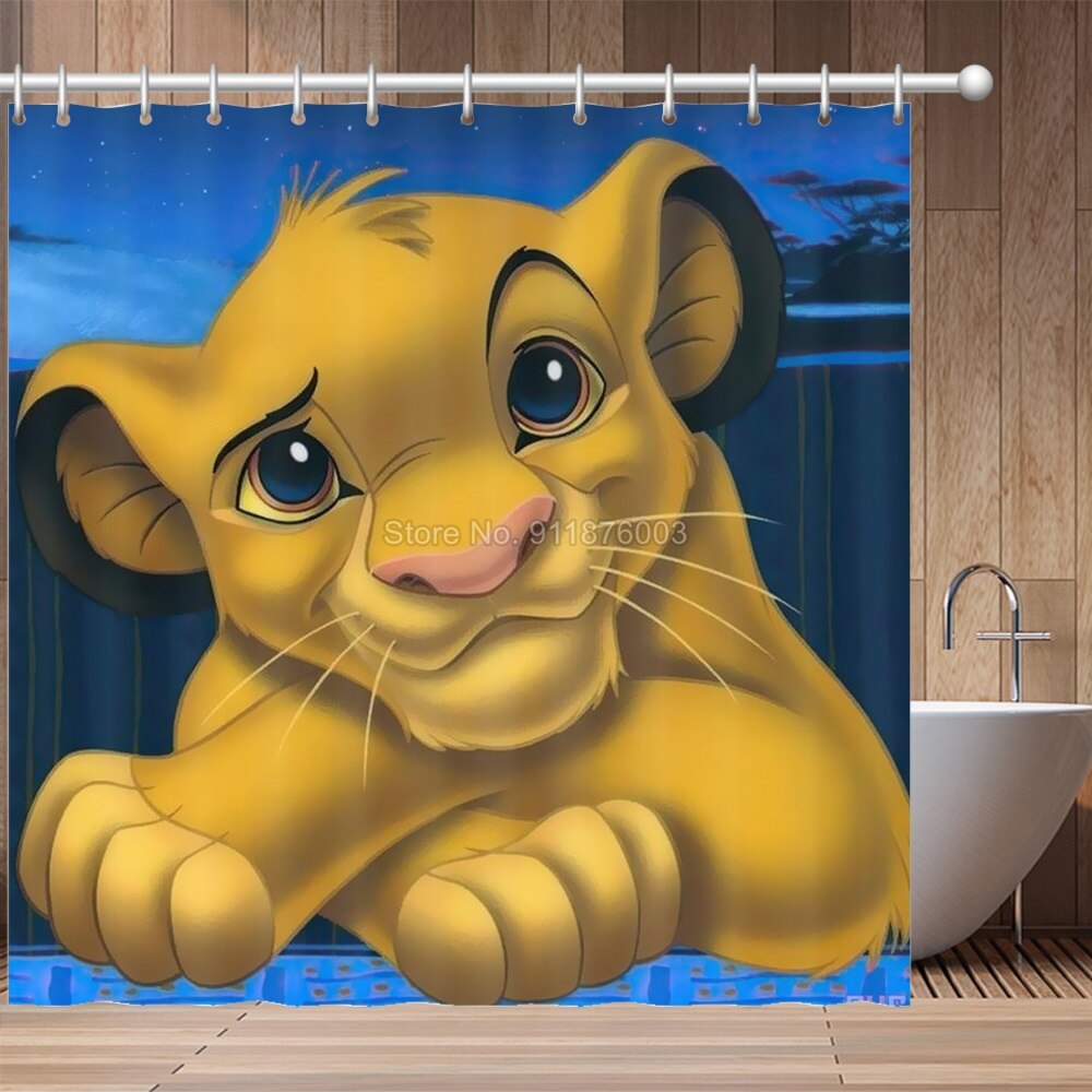 Simba Lion King Shower Curtain