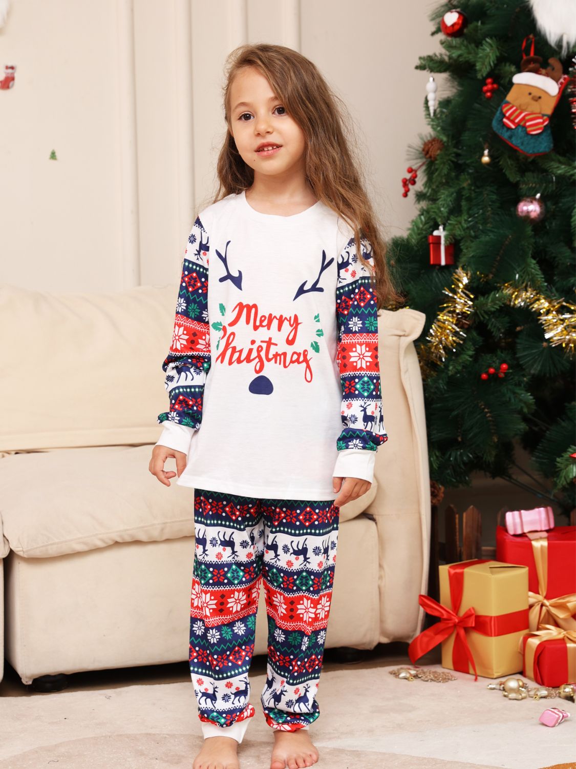 MERRY CHRISTMAS Top and Pants Set