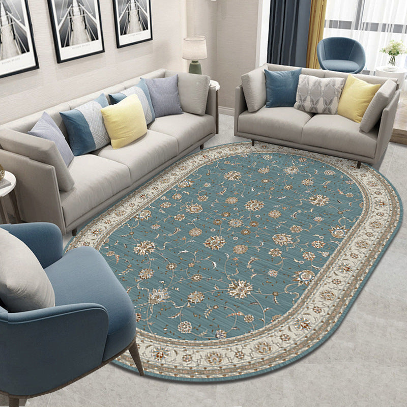 Retro Style Living Room Carpet